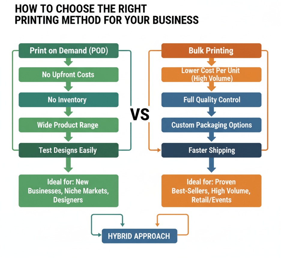 Print on Demand vs. Bulk Printing: Which is Best? 