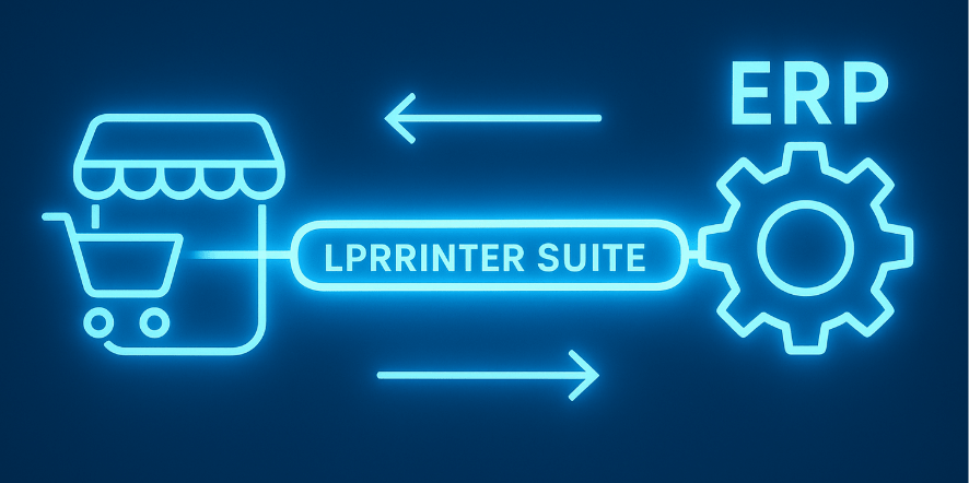 LPrinter Suite: How ERP and E-commerce Integration Creates a Unified Print on Demand Supply Chain 